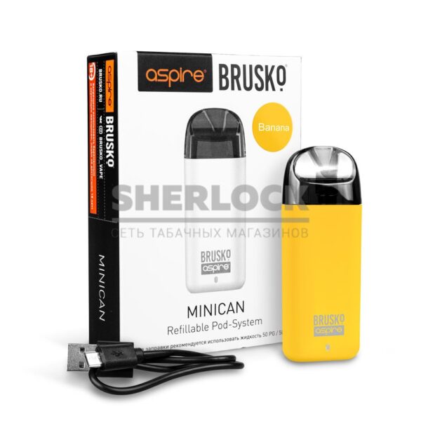 POD-система Aspire BRUSKO MINICAN (Желтый)