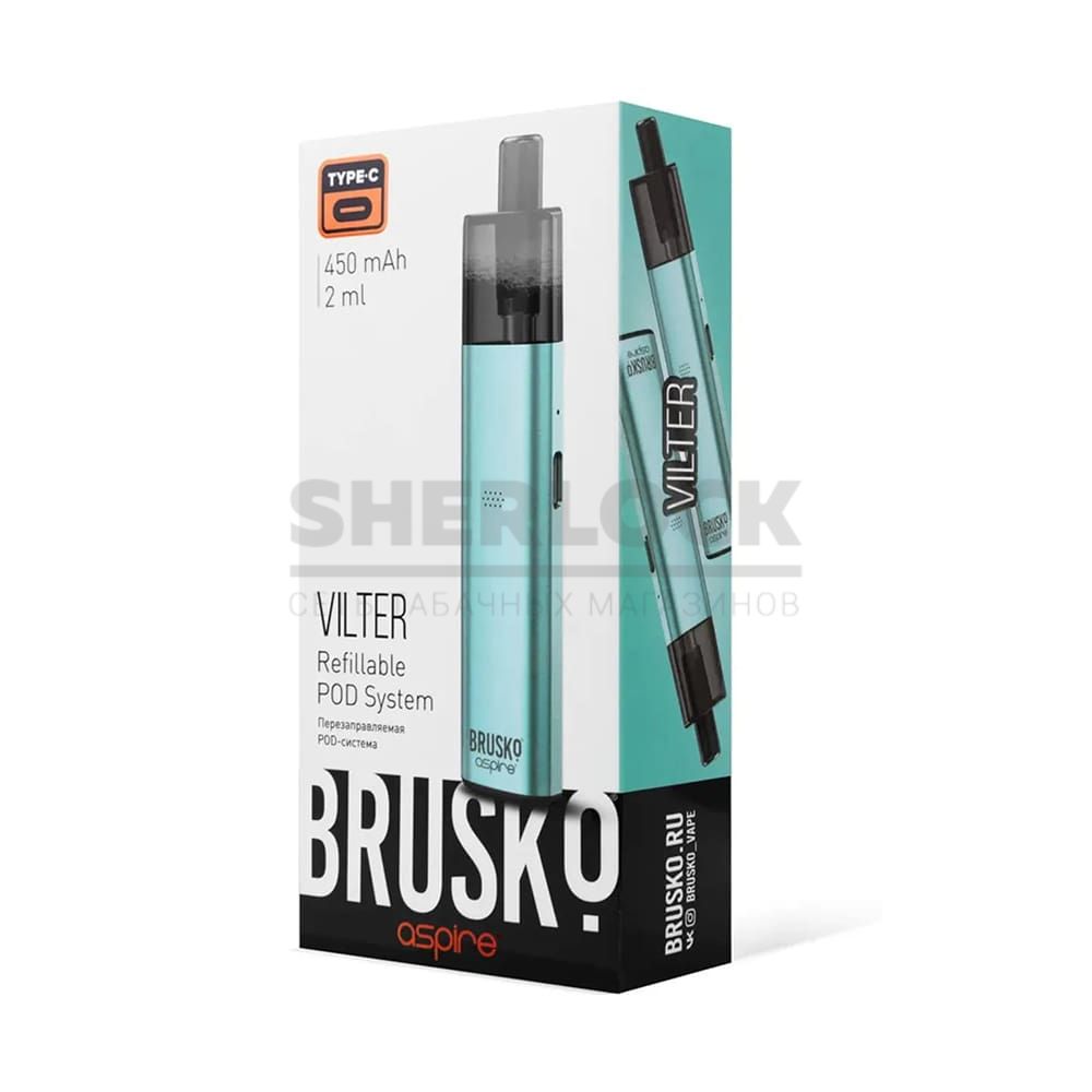 POD-система BRUSKO VILTER (Голубой) POD-система BRUSKO VILTER (Голубой)