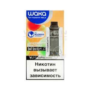 Электронная сигарета Waka PA-10000 Fruity Chews (Фруктовые пластинки)