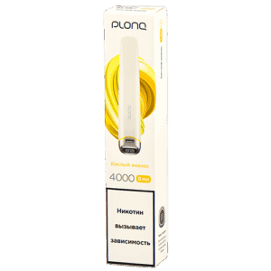 Электронная сигарета PLONQ PLUS PRO 4000 (Кислый ананас)