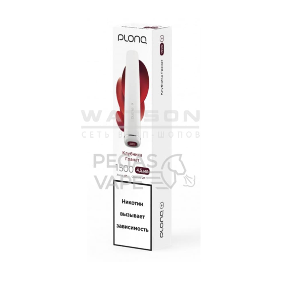 PLONQ PLUS 1500 Клубника Гранат