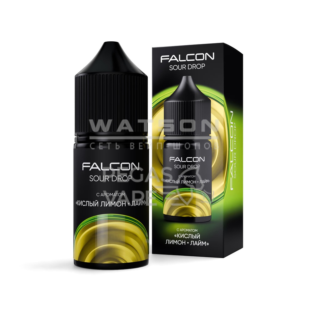 Жидкость FALCON SOUR DROP 30 мл  (Кислый лимон - лайм) 30 мл 2% (20 мг/мл)