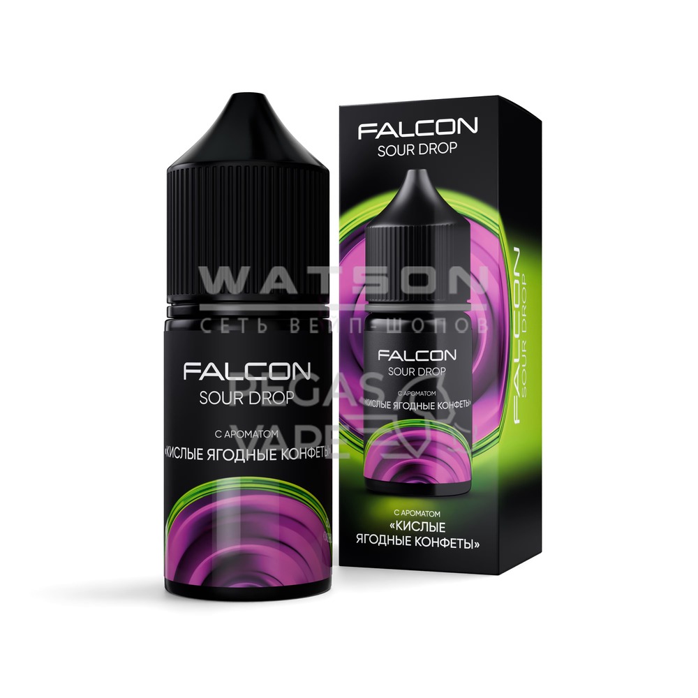 Жидкость FALCON SOUR DROP 30 мл  (Кислые ягодные конфеты) 30 мл 2% (20 мг/мл)