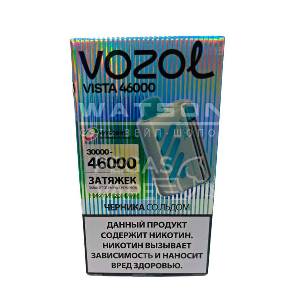 Электронная сигарета VOZOL VISTA 46000 (Черника со льдом)