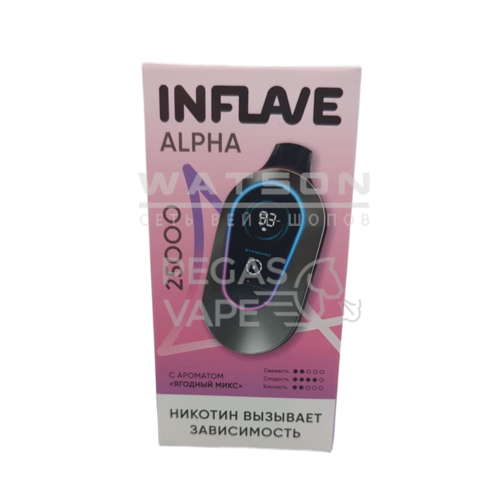 Электронная сигарета INFLAVE ALPHA 25000 (Ягодный микс)
