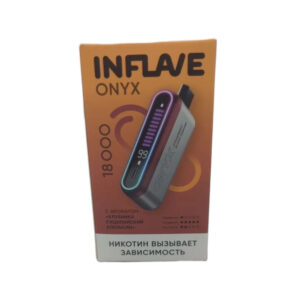 Электронная сигарета INFLAVE ONYX 18000 (Клубника сицилийский апельсин)