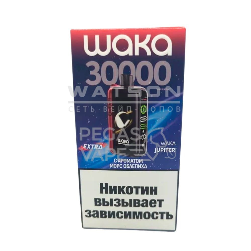 Электронная сигарета WAKA JUPITER DM 30000 EXTRA  (Морс облепиховый)