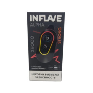 Электронная сигарета  INFLAVE ALPHA 25000 STRONG (Сочная клюква)