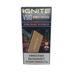Электронная сигарета IGNITE V-90 (9000) GOLD  (Манго апельсин арбуз)