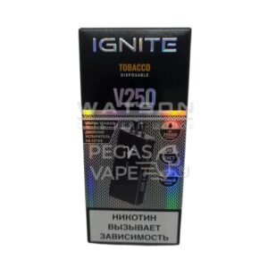 Электронная сигарета IGNITE V-250 BLACK (Табак)