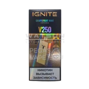Электронная сигарета IGNITE V-250 GOLD (Грейфрут мята)