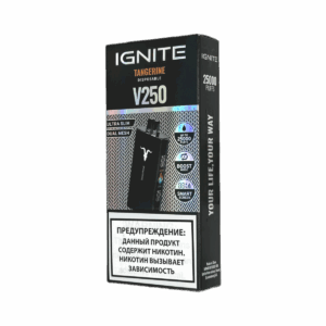 Электронная сигарета IGNITE V-250 BLACK (Мандарин)
