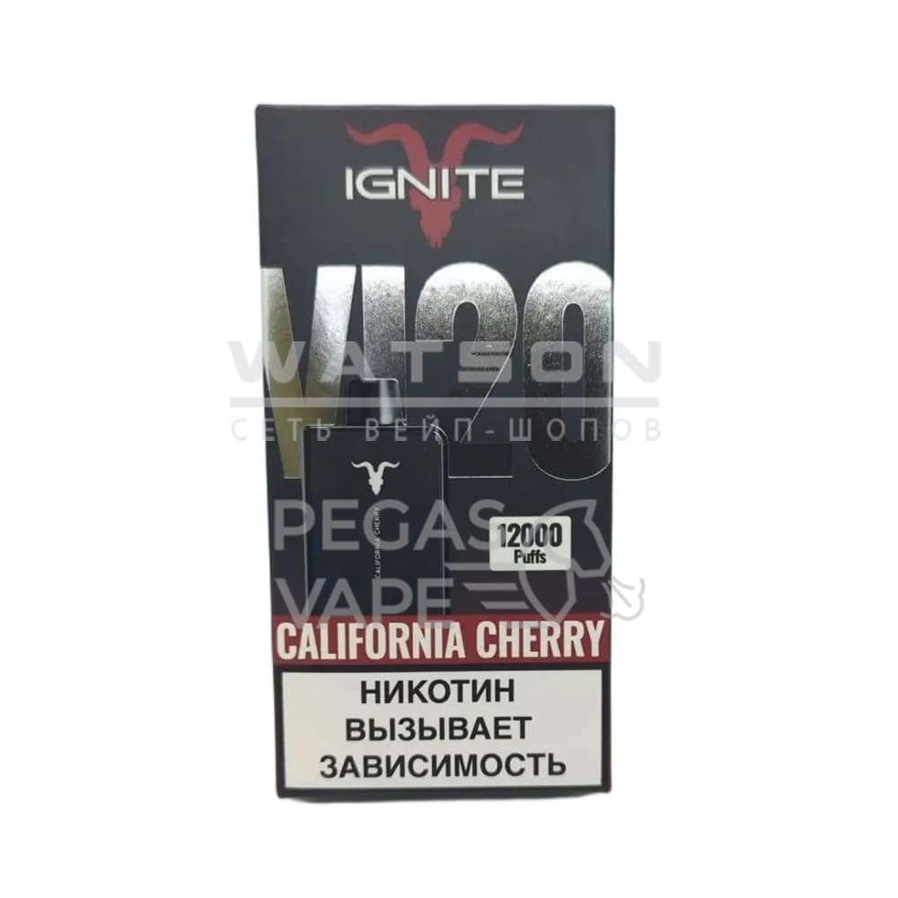 Электронная сигарета IGNITE V120 Black (Калифорния вишня)