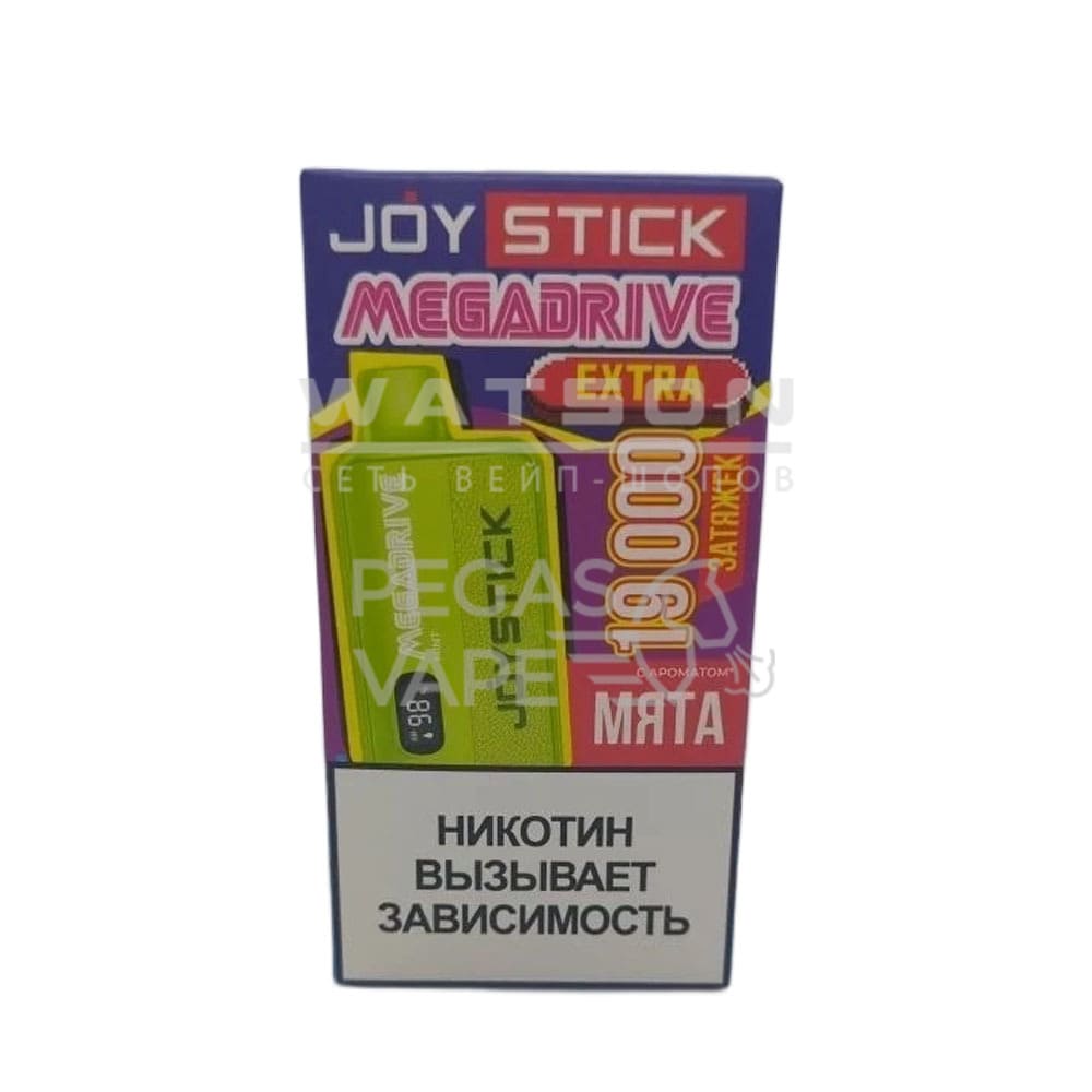Электронная сигарета JOYSTICK Mega Drive Extra 19000 (Мята)