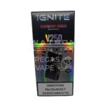 Электронная сигарета IGNITE V-250 BLACK (Малина имбирь)