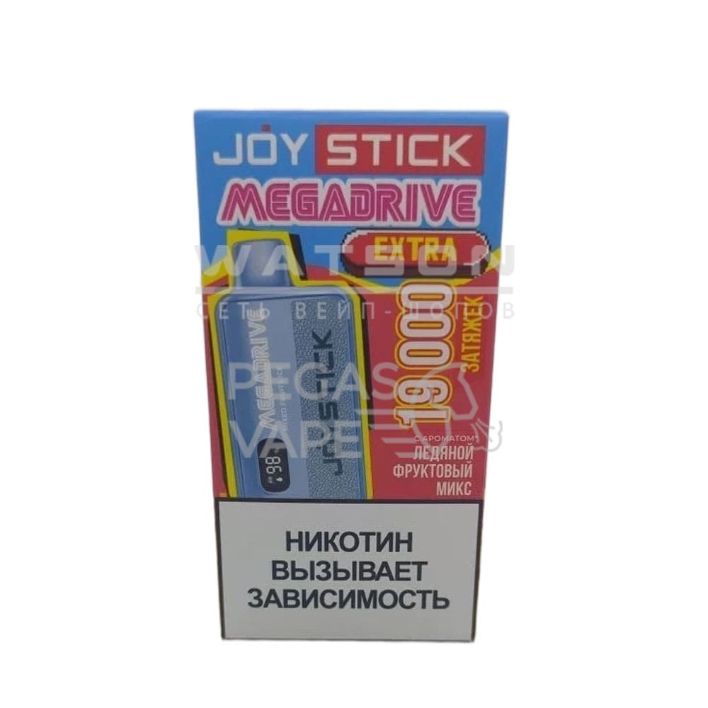 Электронная сигарета JOYSTICK Mega Drive Extra 19000 (Ледяной фруктовый микс)