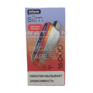 Электронная сигарета INFLAVE SLIM 16000 (Земляника грейпфрут)