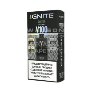 Электронная сигарета IGNITE V-100 (10000) (Кактус)