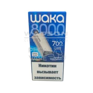 Электронная сигарета WAKA Slim-8000 ( Ананас со льдом)