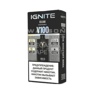 Электронная сигарета IGNITE V-100 (10000) (Чистый)