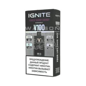 Электронная сигарета IGNITE V-100 (10000) (Энергетик лесные ягоды)