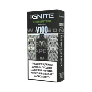 Электронная сигарета IGNITE V-100 (10000) (Клубника киви)