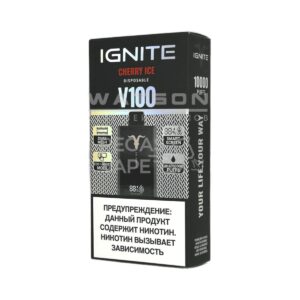 Электронная сигарета IGNITE V-100 (10000) (Ледяная вишня)