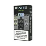 Электронная сигарета IGNITE V-100 (10000) (Лимон лайм)