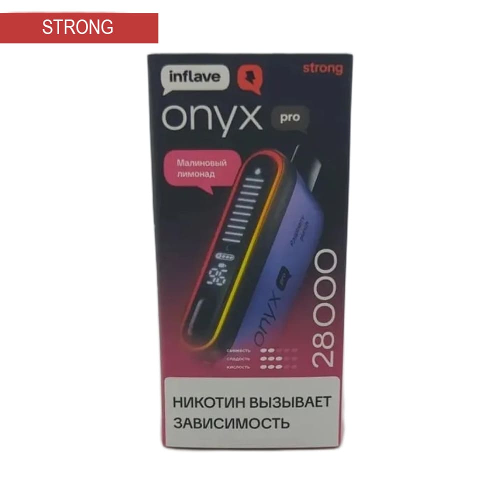 Электронная сигарета INFLAVE ONYX PRO STRONG 28000 (Манговый лимонад)