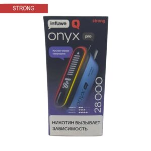 Электронная сигарета INFLAVE ONYX PRO STRONG 28000 (Кислая черная смородина)