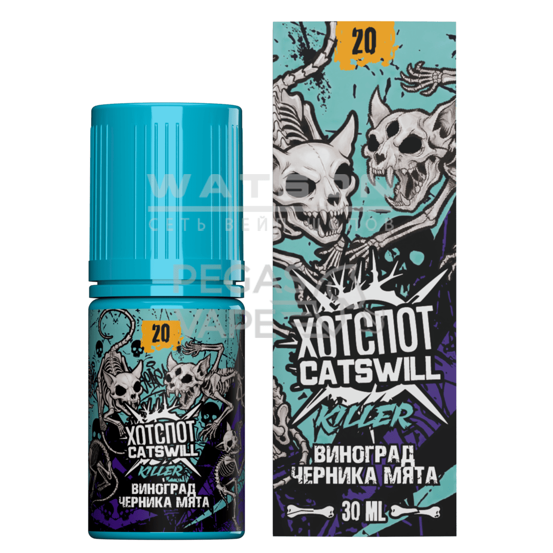 Жидкость HOTSPOT x CATSWILL Salt 2% — Виноград черника мята