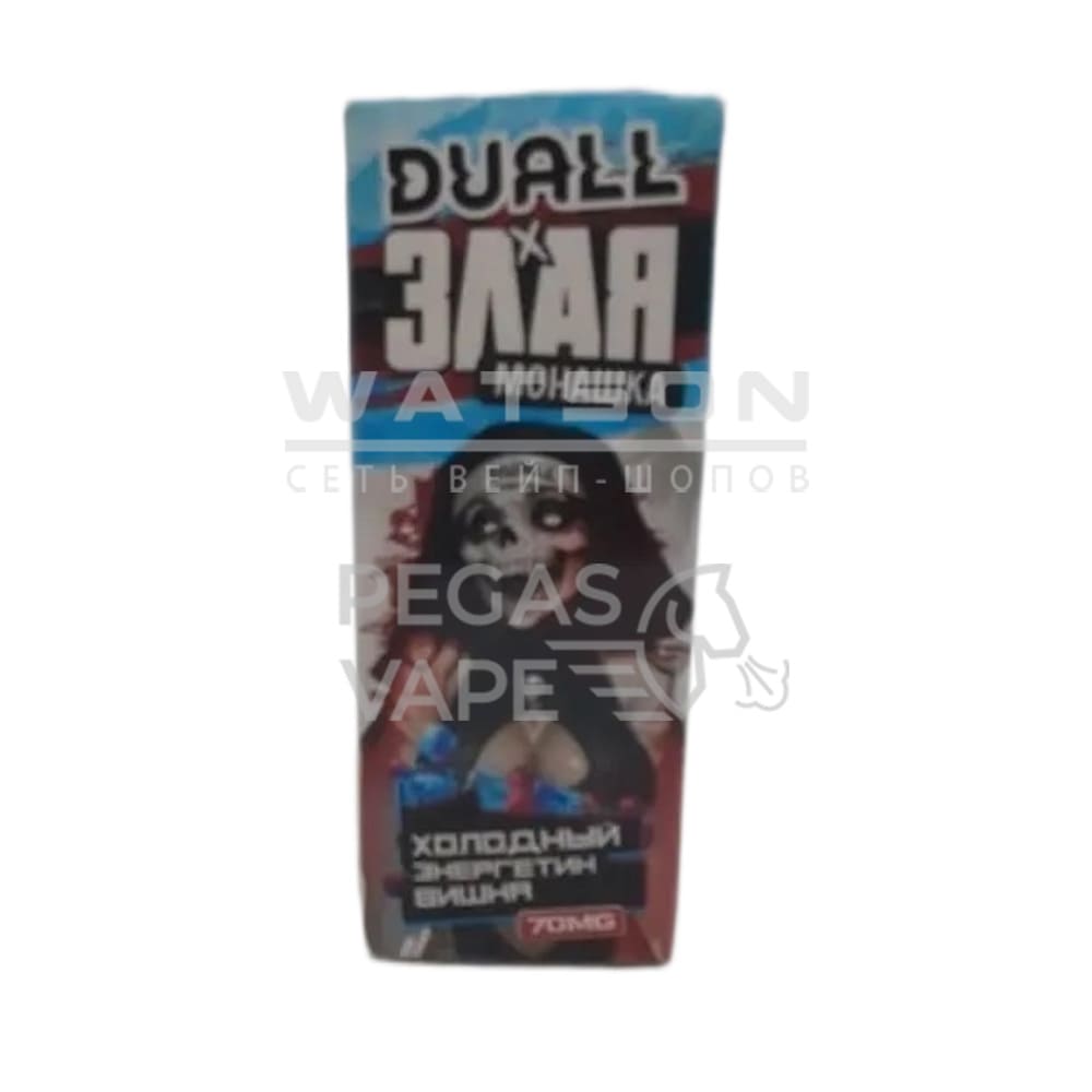Жидкость DUALL & Злая Монашка Hard — Холодный энергетик вишня