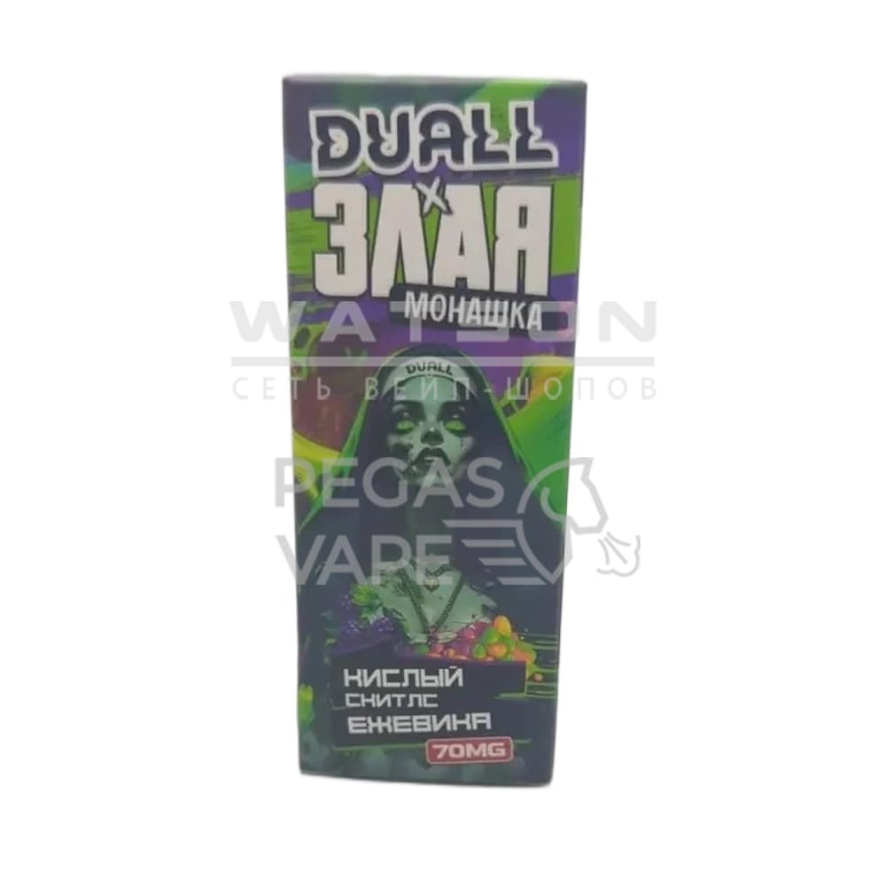Жидкость DUALL & Злая Монашка Hard — Кислый скитлс ежевика