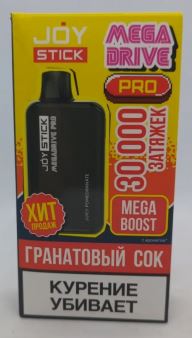Электронная сигарета JOYSTICK Mega Drive Extra 30000 — Гранатовый сок