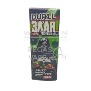 Жидкость DUALL & Злая Монашка Hard — Кислый энергетик вишня