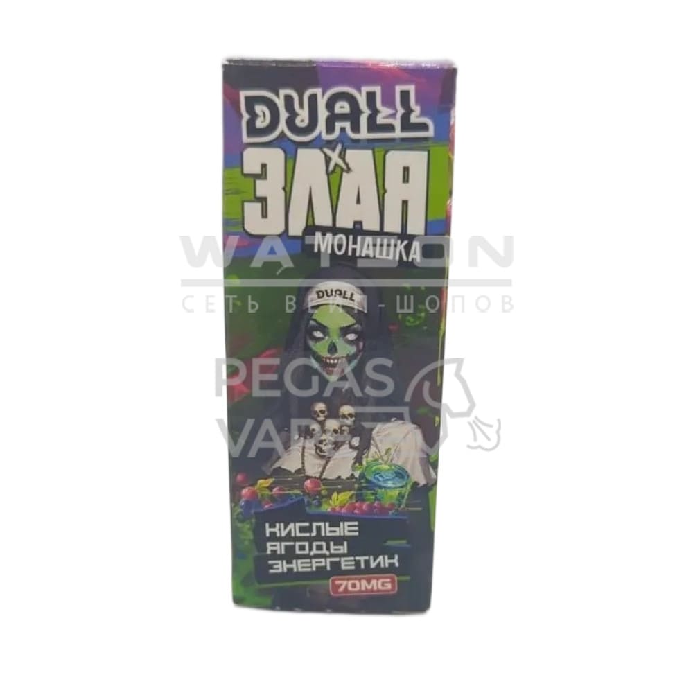 Жидкость DUALL & Злая Монашка Hard — Кислый энергетик ягоды