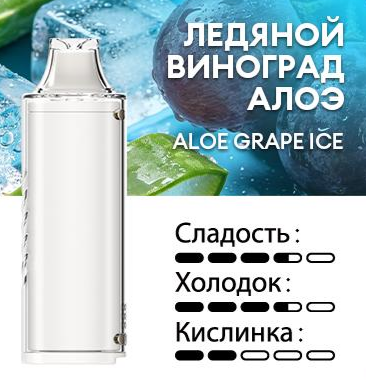Картридж PUFFMI Dura Halo Ice — Ледяной виноград алоэ