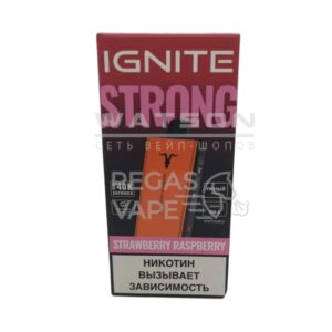 Электронная сигарета IGNITE 40000 Strong — Клубника малина